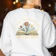 A New Chapter Begins Retired 2026 Teacher Retirement Women's Sweatshirt Back Print White A New Chapter Begins Retired 2026 Teacher Retirement Women's Sweatshirt Back Print White