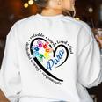 Para Heart Teacher Paraprofessional Paraeducator Men Women Women's Sweatshirt Back Print White Para Heart Teacher Paraprofessional Paraeducator Men Women Women's Sweatshirt Back Print White