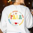 Paras Make It Possible Paraprofessional Teacher Assistant Women's Sweatshirt Back Print White Paras Make It Possible Paraprofessional Teacher Assistant Women's Sweatshirt Back Print White