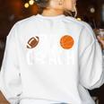 PE Gym Teacher Quotes School Class Instructor And Coach Women's Sweatshirt Back Print White PE Gym Teacher Quotes School Class Instructor And Coach Women's Sweatshirt Back Print White