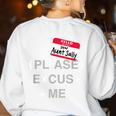 PEMDAS Math Teacher Halloween Costume Women's Sweatshirt Back Print White