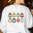Physical Education Is My Jam Sports PE Coach Teacher Women's Sweatshirt Back Print White Physical Education Is My Jam Sports PE Coach Teacher Women's Sweatshirt Back Print White