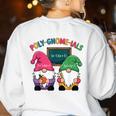 Poly-Gnome-Ials Algebra Teacher Calcul Teacher Women's Sweatshirt Back Print White