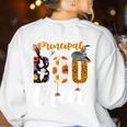 Principal Boo Crew Ghost Halloween Teachers School Matching Women's Sweatshirt Back Print White Principal Boo Crew Ghost Halloween Teachers School Matching Women's Sweatshirt Back Print White