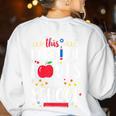 This Principal Loves Her School Teacher Appreciation Women's Sweatshirt Back Print White This Principal Loves Her School Teacher Appreciation Women's Sweatshirt Back Print White