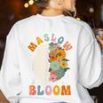 Psychologist Maslow Before Bloom Sped Teacher Classroom Women's Sweatshirt Back Print White Psychologist Maslow Before Bloom Sped Teacher Classroom Women's Sweatshirt Back Print White