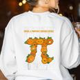 Pumpkin Pi Math Teacher Halloween Geometry Women's Sweatshirt Back Print White Pumpkin Pi Math Teacher Halloween Geometry Women's Sweatshirt Back Print White