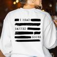 I Read Banned Books Banned Books Week Librarian Teacher Women's Sweatshirt Back Print White I Read Banned Books Banned Books Week Librarian Teacher Women's Sweatshirt Back Print White