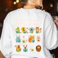 Reading Teacher How To Become a Better Reader Book Lover Fun Women's Sweatshirt Back Print White Reading Teacher How To Become a Better Reader Book Lover Fun Women's Sweatshirt Back Print White