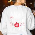 Retired Daycare Teacher Retirement For Daycare Teacher Women's Sweatshirt Back Print White Retired Daycare Teacher Retirement For Daycare Teacher Women's Sweatshirt Back Print White