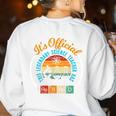 Retiring Science Teacher Retirement Women's Sweatshirt Back Print White Retiring Science Teacher Retirement Women's Sweatshirt Back Print White