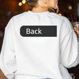 Retro ABCD Teacher Tour Kindergarten Teacher Back To School Women's Sweatshirt Back Print White Retro ABCD Teacher Tour Kindergarten Teacher Back To School Women's Sweatshirt Back Print White