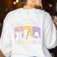 Retro Are You Fall O Ween Directions Teacher Halloween Ghost Women's Sweatshirt Back Print White Retro Are You Fall O Ween Directions Teacher Halloween Ghost Women's Sweatshirt Back Print White