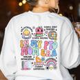 Retro In My PTO Mom Era Parent Organization Team Teacher Women's Sweatshirt Back Print White Retro In My PTO Mom Era Parent Organization Team Teacher Women's Sweatshirt Back Print White