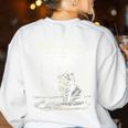 SchröDinger's Cat Escape Plan Science Teacher For Men Women Kids Women's Sweatshirt Back Print White SchröDinger's Cat Escape Plan Science Teacher For Men Women Kids Women's Sweatshirt Back Print White