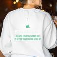 Science Because Figuring Things Out Better Student Teacher Women's Sweatshirt Back Print White Science Because Figuring Things Out Better Student Teacher Women's Sweatshirt Back Print White