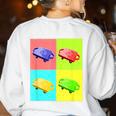 Scooter Physical Education PE Gym Teacher Women's Sweatshirt Back Print White Scooter Physical Education PE Gym Teacher Women's Sweatshirt Back Print White