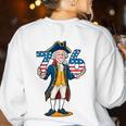 Six Seven 6 7 7 6 George Washington Teacher American Women's Sweatshirt Back Print White Six Seven 6 7 7 6 George Washington Teacher American Women's Sweatshirt Back Print White