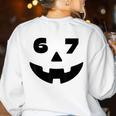 Six Seven Halloween Costume For Students Teachers 6 7 Women's Sweatshirt Back Print White Six Seven Halloween Costume For Students Teachers 6 7 Women's Sweatshirt Back Print White