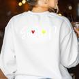 SLP Teacher Shirts Speech Language Pathologist Women's Sweatshirt Back Print White SLP Teacher Shirts Speech Language Pathologist Women's Sweatshirt Back Print White