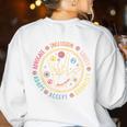 Special Education SPED Teacher IEP Advocate Inclusion Autism Women's Sweatshirt Back Print White Special Education SPED Teacher IEP Advocate Inclusion Autism Women's Sweatshirt Back Print White