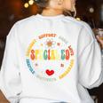 Special Education Teacher Special ED Aide Life SPED Women's Sweatshirt Back Print White