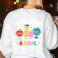 Special Education i Can Write a Goal For That Sped Teacher Women's Sweatshirt Back Print White Special Education i Can Write a Goal For That Sped Teacher Women's Sweatshirt Back Print White