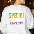 Special Teacher Daycare School Childcare Infant Teacher Women's Sweatshirt Back Print White Special Teacher Daycare School Childcare Infant Teacher Women's Sweatshirt Back Print White