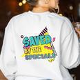Specials Team Elementary School Teachers Cute Trendy Retro Women's Sweatshirt Back Print White