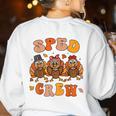 Sped Teacher Crew Thanksgiving Special Education Teacher Women's Sweatshirt Back Print White Sped Teacher Crew Thanksgiving Special Education Teacher Women's Sweatshirt Back Print White
