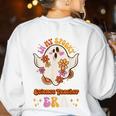 In My Spooky Science Teacher Era Occupational Haunts Women's Sweatshirt Back Print White In My Spooky Science Teacher Era Occupational Haunts Women's Sweatshirt Back Print White
