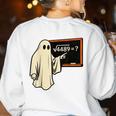 Square Root 67 Ghost Math Teacher 4489 Meme Halloween Women's Sweatshirt Back Print White Square Root 67 Ghost Math Teacher 4489 Meme Halloween Women's Sweatshirt Back Print White