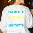 Superhero & Special Education Teacher Men Women Women's Sweatshirt Back Print White