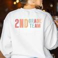 Teacher 2ND Grade Team Like a Normal Team But Much Cooler Women's Sweatshirt Back Print White Teacher 2ND Grade Team Like a Normal Team But Much Cooler Women's Sweatshirt Back Print White