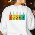 Teacher The Coolest Element Chemistry Periodic Table Science Women's Sweatshirt Back Print White Teacher The Coolest Element Chemistry Periodic Table Science Women's Sweatshirt Back Print White