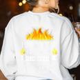 Being a Teacher Is Easy Everything Is On Fire T-Shirt For Men Women Kids Women's Sweatshirt Back Print White Being a Teacher Is Easy Everything Is On Fire T-Shirt For Men Women Kids Women's Sweatshirt Back Print White