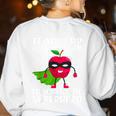 Teacher I Prefer The Term Educational Superhero Women's Sweatshirt Back Print White Teacher I Prefer The Term Educational Superhero Women's Sweatshirt Back Print White