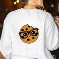 Teacher Shirt I Teach Smart Cookies Shirt Nerd Tee Women's Sweatshirt Back Print White Teacher Shirt I Teach Smart Cookies Shirt Nerd Tee Women's Sweatshirt Back Print White