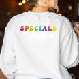 Teacher Specials The Best Part Of The Day Specials Squad Women's Sweatshirt Back Print White Teacher Specials The Best Part Of The Day Specials Squad Women's Sweatshirt Back Print White