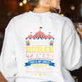 Teacher Tiny Human Tamer This My Circus These Are My Monkeys Women's Sweatshirt Back Print White Teacher Tiny Human Tamer This My Circus These Are My Monkeys Women's Sweatshirt Back Print White