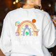 Teacher Of The Year Best Teacher Ever Men Women Women's Sweatshirt Back Print White Teacher Of The Year Best Teacher Ever Men Women Women's Sweatshirt Back Print White