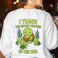 Teachers Day Women's Sweatshirt Back Print White Teachers Day Women's Sweatshirt Back Print White