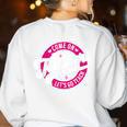 Come On Teachers Let's Go Teach Pink Back To School For Men Women Women's Sweatshirt Back Print White Come On Teachers Let's Go Teach Pink Back To School For Men Women Women's Sweatshirt Back Print White