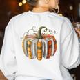 Teachers Students Fall Book Pumpkin Fall Librarians Bookworm Women's Sweatshirt Back Print White Teachers Students Fall Book Pumpkin Fall Librarians Bookworm Women's Sweatshirt Back Print White