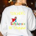 Teachers Are Superheroes First Day School T-Shirt Women's Sweatshirt Back Print White Teachers Are Superheroes First Day School T-Shirt Women's Sweatshirt Back Print White