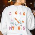 Teaching My Boos Teacher Cute Ghost Teacher Halloween Women's Sweatshirt Back Print White Teaching My Boos Teacher Cute Ghost Teacher Halloween Women's Sweatshirt Back Print White