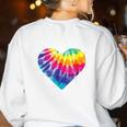 Teaching Is a Work Of Heart Tie Dye Hippie For Teacher For Men Women Girls Kids Women's Sweatshirt Back Print White Teaching Is a Work Of Heart Tie Dye Hippie For Teacher For Men Women Girls Kids Women's Sweatshirt Back Print White