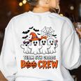 Team 5th Grade Boo Crew Halloween Teacher Student Costume Women's Sweatshirt Back Print White Team 5th Grade Boo Crew Halloween Teacher Student Costume Women's Sweatshirt Back Print White