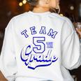 Team 5th Grade Fifth For Teacher Or Students Women's Sweatshirt Back Print White Team 5th Grade Fifth For Teacher Or Students Women's Sweatshirt Back Print White