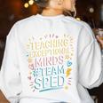 Team Sped Sped Teacher Special Education Teacher Team Women's Sweatshirt Back Print White Team Sped Sped Teacher Special Education Teacher Team Women's Sweatshirt Back Print White